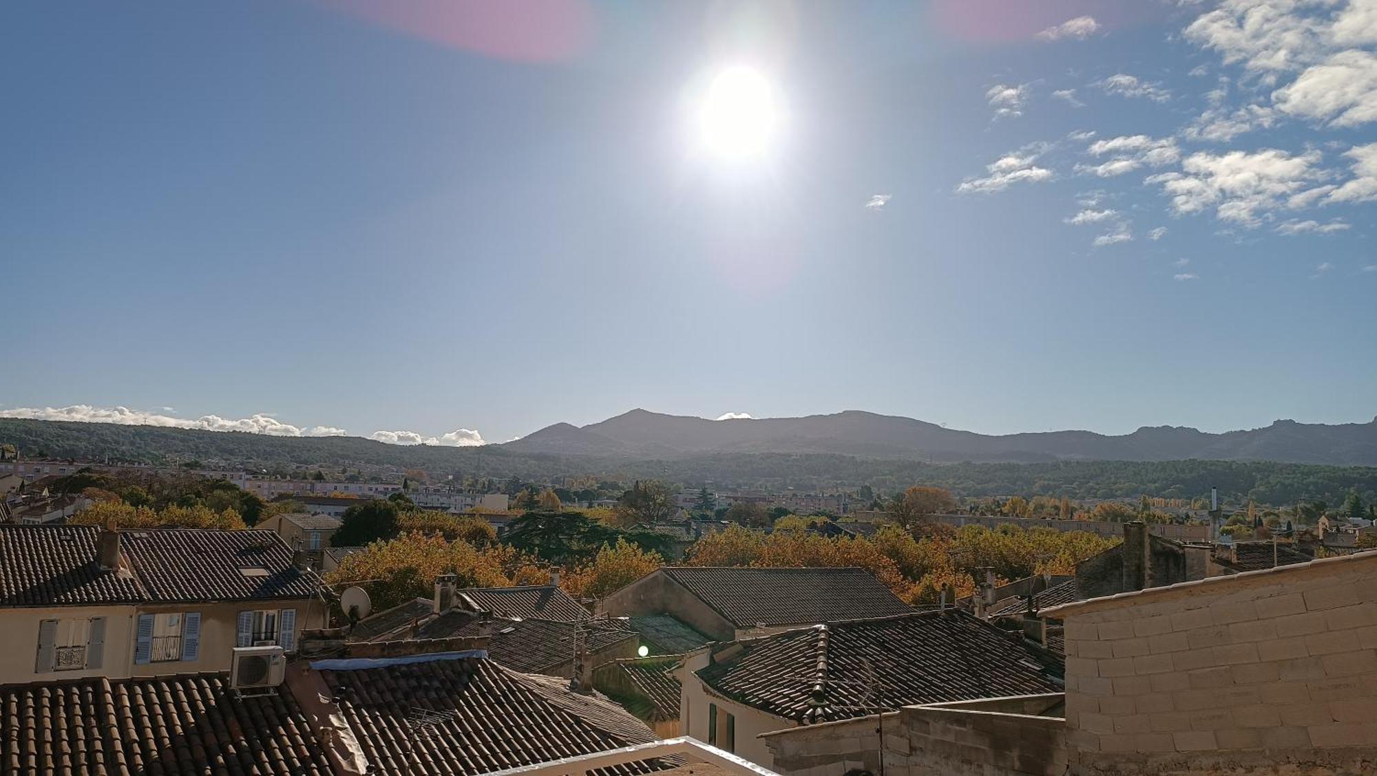 Mont Ventoux - Terrasse - Vue Degagee - Linge De Qualite - Fibre - Confort Gardanne Exterior foto